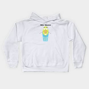 Mr Avocado funny design Kids Hoodie